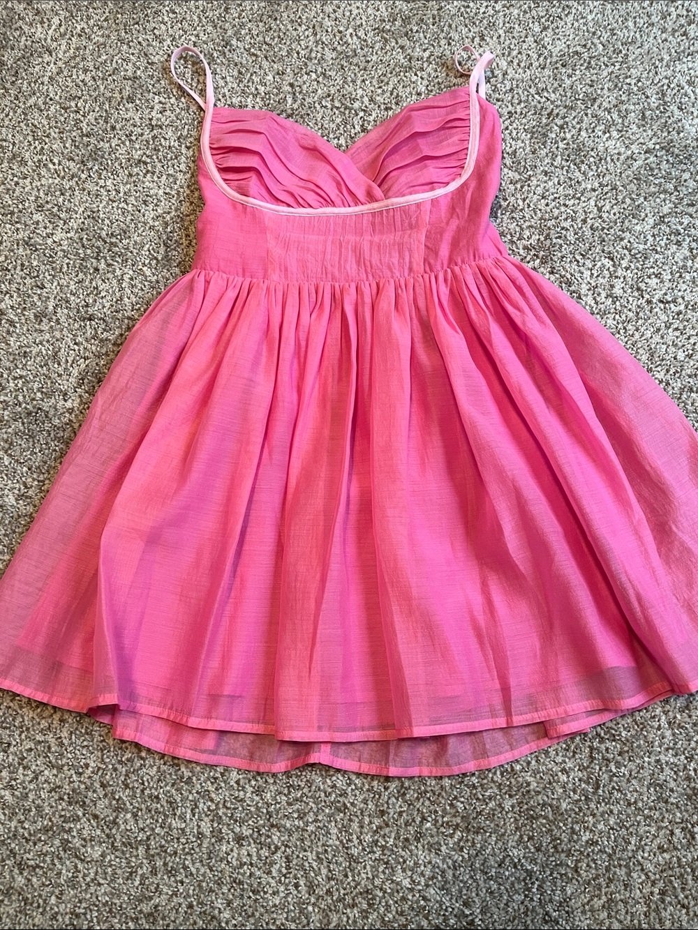 Hello Molly Pink Spaghetti Strap Dress - Picture 2 of 6